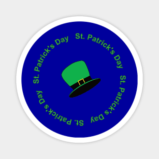 Green hat to celebrate saint patrick's day Magnet